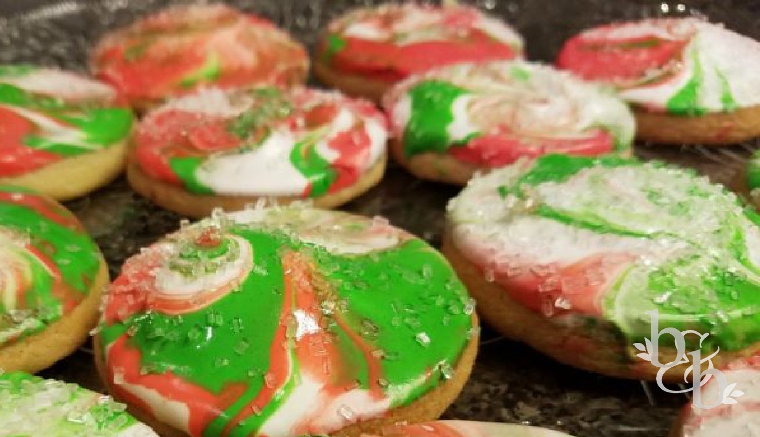 Holiday Swirled Cookies